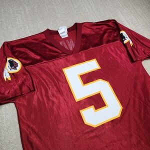 Washington Redskins Jersey Mens Large Donovan McNabb Red NFL Football Commaders